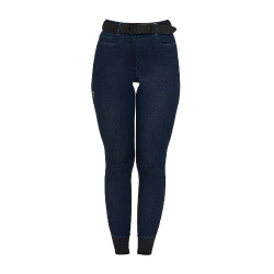 Pantalon Equestro femme en denim Blue denim