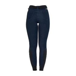 Pantalon Equestro femme en denim Blue denim