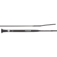 Cravache de dressage Fleck Carbon Noir / or rose Cravache de dressage Fleck Carbon Noir / or rose