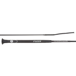 Cravache de dressage Fleck Carbon Noir / or rose