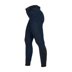 Pantalon Equestro femme en denim Blue denim