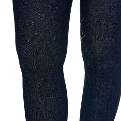 Pantalon Equestro femme en denim Blue denim
