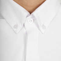 Polo de concours Equestro homme à col chemise Blanc