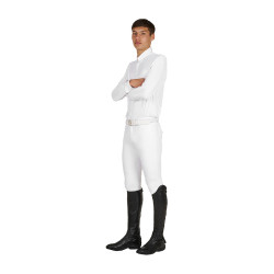Polo de concours Equestro homme à col chemise