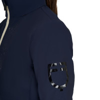 Veste Softshell Equestro enfant unisexe logo au dos Marine blazer Bleu marine