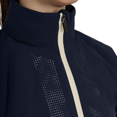 Veste Softshell Equestro enfant unisexe logo au dos Marine blazer Bleu marine