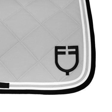 Tapis de saut Equestro Double Stripes en tissu technique