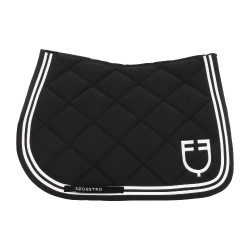 Tapis de saut Equestro Double Stripes en tissu technique Tapis de saut Equestro Double Stripes en tissu technique