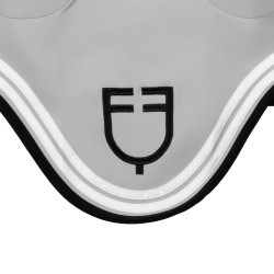 Bonnet Equestro Double Stripes en tissu technique Brume du port / noir