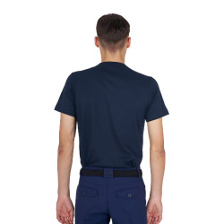 T-shirt Equestro basique homme avec logo brillant Marine / marine Bleu