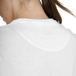 T-shirt Equestro femme Elegant en coton Blanc