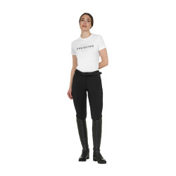 T-shirt Equestro femme Elegant en coton Blanc