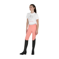 T-shirt Equestro fille Time to Blossom en coton Blanc