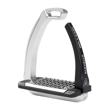 Étriers Acavallo Rel-X Easy junior Aluminium Argent Étriers Acavallo Rel-X Easy junior Aluminium Argent
