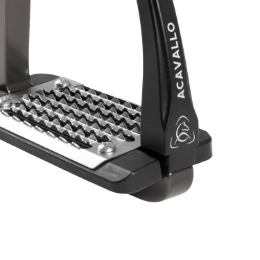 Étriers Acavallo Rel-X Easy junior Titanium Gris Étriers Acavallo Rel-X Easy junior Titanium Gris