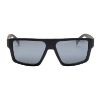 Lunettes de soleil de sport Aquestro polarisées modèle Sunniva Noir mat / silver revo Lunettes de soleil de sport Aquestro polarisées modèle Sunniva Noir mat / silver revo