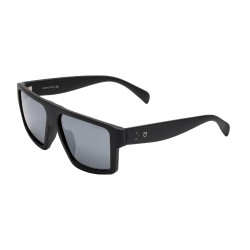 Lunettes de soleil de sport Aquestro polarisées modèle Sunniva Noir mat / silver revo
