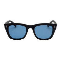 Lunettes de soleil de sport Equestro polarisées modèle Solana Noir mat / bleu