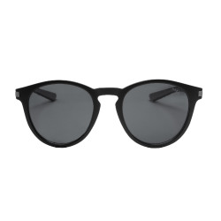 Lunettes de soleil sport Equestro polarisées modèle Heulwen Noir mat / silver revo Argent