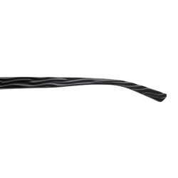 Lunettes de soleil sport Equestro polarisées modèle Heulwen Noir mat / silver revo Argent