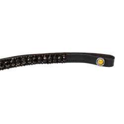Frontal Equestro avec triple rangée de cristaux