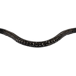 Frontal Equestro avec triple rangée de cristaux