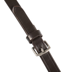 Rênes Magna en cuir Equestro avec grip en caoutchouc
