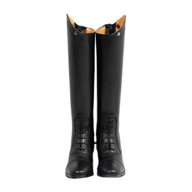 Bottes enfant Equestro Eris en cuir Noir