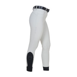 Pantalon Equestro femme taille haute logo en strass Brume du port Gris Pantalon Equestro femme taille haute logo en strass Brume du port Gris