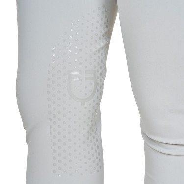 Pantalon Equestro femme taille haute logo en strass Brume du port Gris Pantalon Equestro femme taille haute logo en strass Brume du port Gris