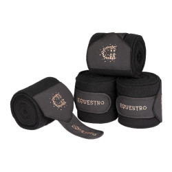 Bandes en polaire Equestro avec logo en strass