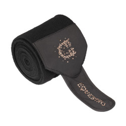 Bandes en polaire Equestro avec logo en strass