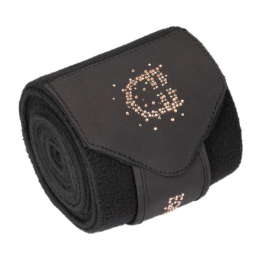 Bandes en polaire Equestro avec logo en strass