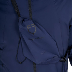 Veste Softshell Equestro homme ligne Foldable Marine blazer Bleu marine