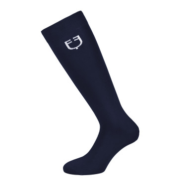 Chaussette technique Equestro unisexe Basic light Marine blazer / blanc Bleu marine