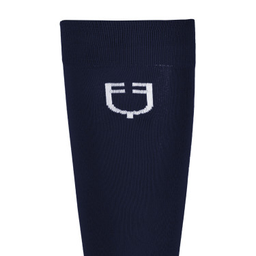 Chaussette technique Equestro unisexe Basic light Marine blazer / blanc Bleu marine