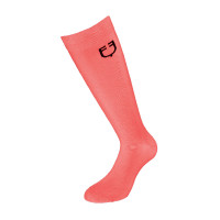 Chaussette technique Equestro unisexe Basic light Fleur du désert / noir Rose