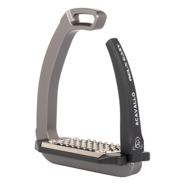 Étriers Acavallo Rel-X bras Easy profilé Titanium Gris