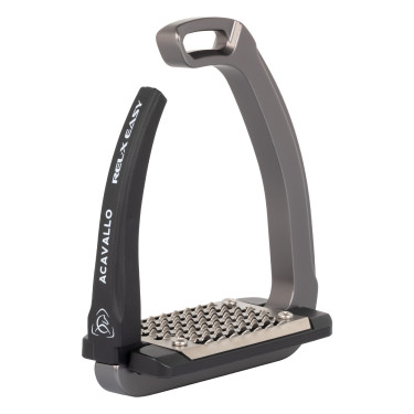 Étriers Acavallo Rel-X bras Easy profilé Titanium Gris