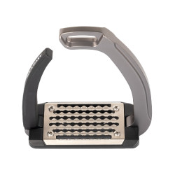 Étriers Acavallo Rel-X bras Easy profilé Titanium Gris