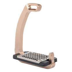 Étriers Acavallo Rel-X bras Easy profilé Titanium rose Étriers Acavallo Rel-X bras Easy profilé Titanium rose