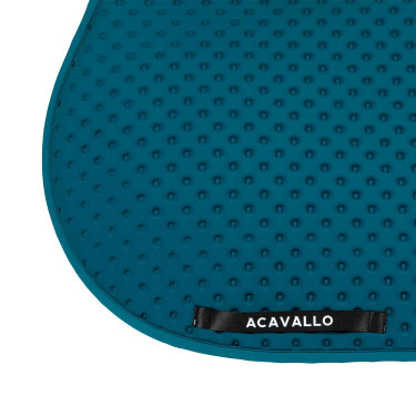 Tapis de saut Acavallo en tissu technique à pois Sublime Pétrole Bleu Tapis de saut Acavallo en tissu technique à pois Sublime Pétrole Bleu