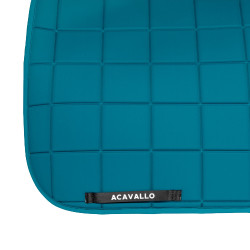 Tapis de dressage Acavallo en tissu technique à carreaux Sublime Pétrole Bleu