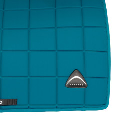 Tapis de dressage Acavallo en tissu technique à carreaux Sublime Pétrole Bleu