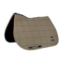 Tapis de selle de saut Acavallo en tissu technique à carreaux Sublime Earth Gris