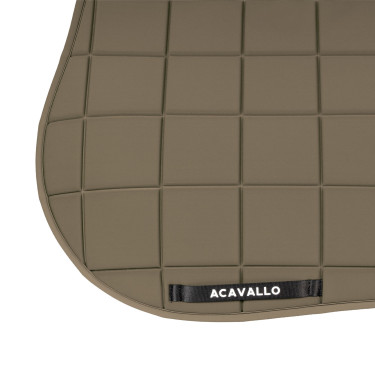 Tapis de selle de saut Acavallo en tissu technique à carreaux Sublime Earth Gris Tapis de selle de saut Acavallo en tissu technique à carreaux Sublime Earth Gris