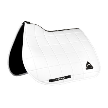 Tapis de selle de saut Acavallo en tissu technique à carreaux Sublime