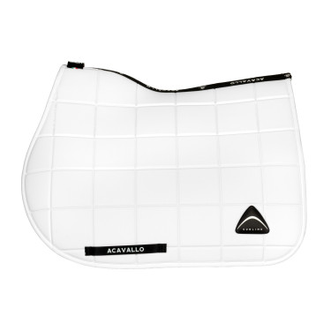 Tapis de selle de saut Acavallo en tissu technique à carreaux Sublime