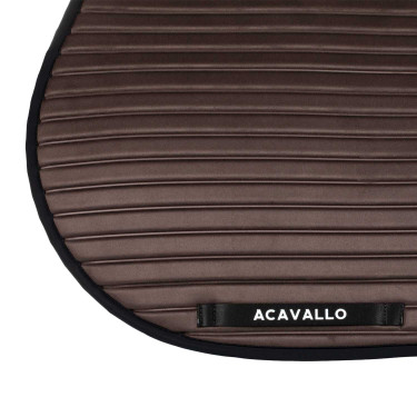 Tapis de saut Acavallo en daim à rayures Sublime Marron