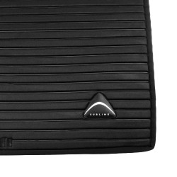 Tapis de dressage Acavallo Sublime en daim à rayures Tapis de dressage Acavallo Sublime en daim à rayures
